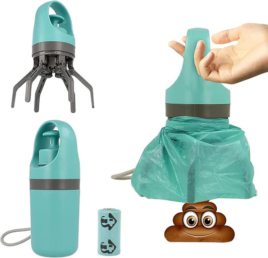 Portable Pet Poop Scooper & Bag Dispenser