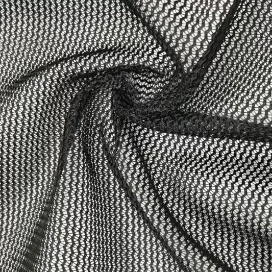 Close-up of retractable dog gate mesh fabric texture