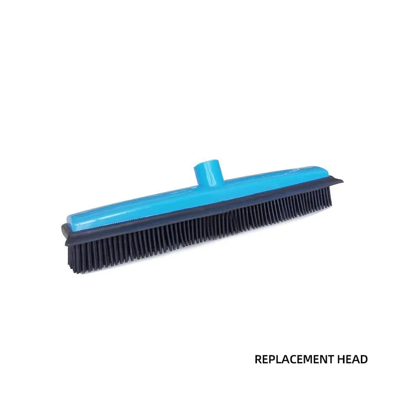 Close-up of Pet Hair Removal Mop with soft rubber bristles.