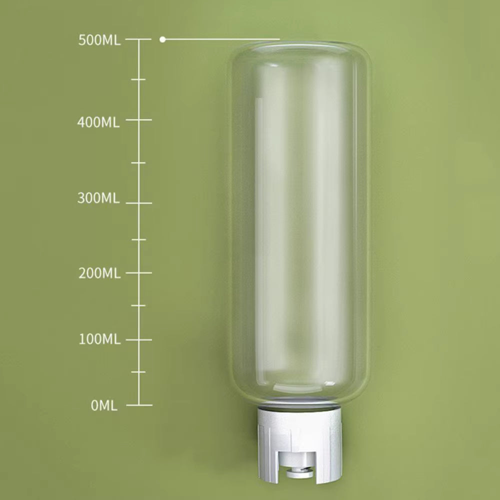 500 ml automatic water bottle for 3 in 1 pet feeder with water level scale