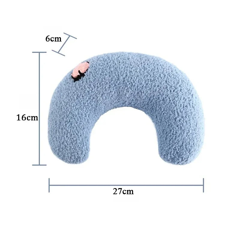 Dog calming pillow size showing 27 cm width, 16 cm height, and 6 cm thickness