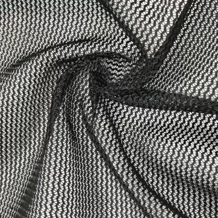 Close-up of retractable dog gate mesh fabric texture