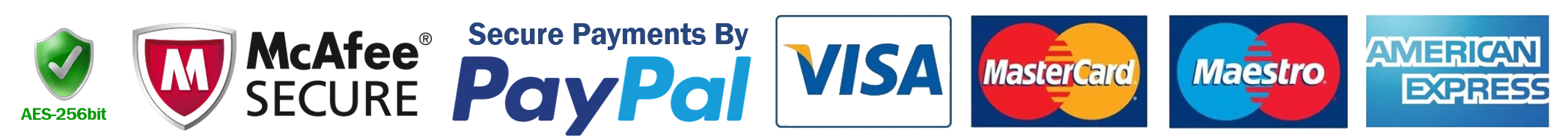 Safe and secure payment options 