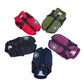 Comfortable and stylish winter dog coat with a built-in harness for convenience.