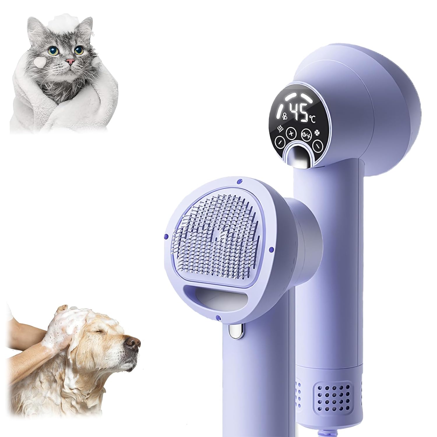 Pet Drying Brush for Dogs and Cats After Bath