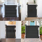 Retractable dog gate for doorways, hallways, and outdoor entryways