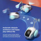 Interactive cat toy car with built-in sensors for obstacle avoidance.