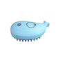 Cat grooming brush offering massage and steam for a relaxing grooming experience.