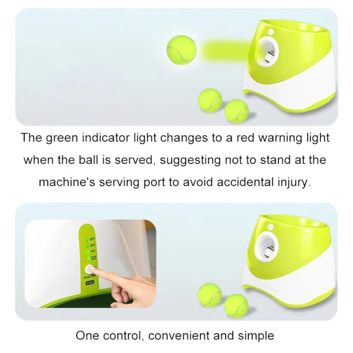 Easy disassembly of the automatic ball launcher for quick maintenance
