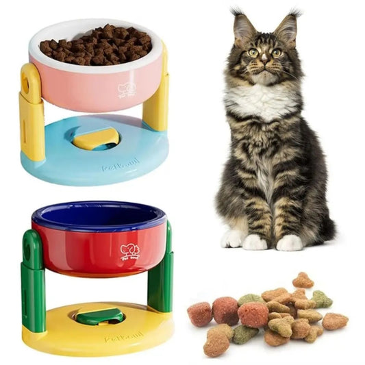 Elevated Petbowl for Maine Coons and large cats with stand
